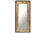 vidaXL Spiegel 110x50 cm Mango Massivholz