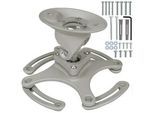 tectake Beamer-Deckenhalterung Universal, Lochabstände 120 - 235 mm,grau , Grau , Metall , 12x0.2x23.5 cm , Wohnzimmer, Wohnzimmertische, Konsolentische