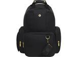 Wickeltasche HUGGIES BABYWEAR, Baby, schwarz, Canvas, Nylon, unifarben, Taschen, inklusive Wickelunterlage, ohne abgebildete Accessories