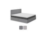 Emma Premium Stauraumbett - 160x200 cm - Dunkelgrau - Kein Kopfteil