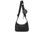 Umhängetasche STEVE MADDEN "STEVE MADDEN Taschen Lederimitat", Mädchen, Gr. onesize, schwarz, schwarz, Lederimitat, Taschen Umhängetasche