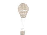 Beliani Wanddekoration Rattan natürlich Bemba , Naturfarben , Naturmaterialen , Freiform , 23x60x23 cm , Bilder und Zubehör, Wandbilder, Dekopaneele