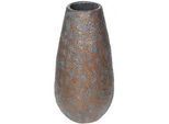Beliani Dekovase Keramik braun Brivas , Braun , Vintage , 49 cm , Dekoration, Vasen, Keramikvasen