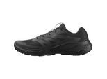 Laufschuh SALOMON "ALPHAGLIDE", Herren, Gr. 45, schwarz, asphalt, schwarz, Synthetik, Textil, Schuhe Laufschuh