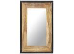 vidaXL Spiegel 80x50 cm Mango Massivholz
