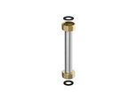 Flamco Edelstahl-Wellrohr M46154.100W 12 x 1000 mm, 1/2" x 1/2" IG/IG