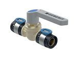 Geberit FlowFit Kugelhahn 619851001 Ø 20 mm, 11,5 cm, mit Betätigungshebel