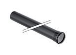 Geberit Silent PP Rohr 390602141 DN 125, 500 mm, mit Muffe, schalloptimiert