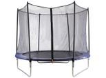 Trampolin Ax001-10-3 , Blau, Schwarz , Metall, Kunststoff , rund , 240 cm , EN 71 , Freizeit & Co, Gartenspielzeug, Hüpfburgen & Trampoline