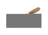 Echtwerk Schinkenmesser , Holz , rostfrei, ergonomischer Griff, rutschfester Griff, Klinge antihaftbeschichtet , Küchenmesser, Fleischmesser