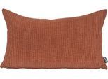 Dekokissen H.O.C.K. "Jonny", rostrot, unifarben, B:50cm H:10cm L:30cm, Obermaterial: 100% Polyester. Füllung: 100% Polyester, Dekokissen_Sitzkissen_Kissenhüllen, Cordkissen inkl. Füllung, 45x45cm, Dekokissen, strukturiert