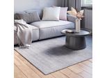 Wollteppich "Isra", grau, B:150cm H:1,5mm L:80cm, Wolle, MYFLAIR MÖBEL & ACCESSOIRES, Teppiche, Kurzflor, Handweb Teppich, meliert, reine Wolle, handgewebt
