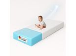 Arensberger Kindermatratze Babymatratze NORA 80x160cm Bezug waschbar & abnehmbar punktelastischer Gelschaum Jugendmatratze, allergikerfreundlich premium Bezug