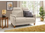 2-Sitzer HOME AFFAIRE "Palmera, B: 149 cm", beige (natur), B:149cm H:89cm T:89cm, 100% Polyester;Struktur (100% Polyester);Luxus-Microfaser in Lederoptik (100% Polyester), Sofas, mit Federkern