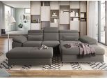 Ecksofa SIT & MORE "Cabrio L-Form, B: 295 cm, mit Sitztiefen-, Arm- & Kopfteilverstellung", braun (schlamm), B:295cm H:87cm T:180cm, 100% Polyester, Sofas, Ecksofa, 2 Nierenkissen, Federkern, optional Bettfunktion und Stauraum