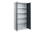 C+P Werkstattschrank Basis PLUS, 1950x930x400mm, 7035/7016 ; C + P Möbelsysteme (0130287-300|S10003)