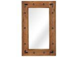 vidaXL Spiegel Akazienholz Massiv 50x80 cm