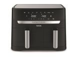 TEFAL Heissluftfritteuse "Dual Easy Fry & Grill EY905N", schwarz, B:42cm H:30,6cm T:40cm, Fritteusen, Heissluftfritteuse