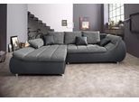 INOSIGN Ecksofa "Imola, bequem, aktuelle Steppung im Sitz, L-Form, Breite 270cm" wahlweise mit Bettfunktion