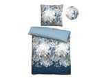 Bettwäsche "0360442", blau (eisblau), B/L: 155cm x 220cm, Fleece, B/L: 80cm x 80cm, Fleece, Obermaterial: 100% Polyester, CASTELL - MARKENBETTWÄSCHE, Bettwäsche, absolut flauschig, weich + wohlig warm, 100% Polyester, Reißverschluss