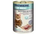 PREMIERE Meat Menu Adult Rind mit Pute und Shrimps 24x400 g