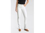 Bootcut-Jeans ARIZONA "Ultra-Stretch", Damen, Gr. 48, N-Gr, weiß, Denim/Jeans, Obermaterial: 65% Baumwolle, 33% Polyester, 2% Elasthan, Basic, extraeng lang, Jeans, normale Passform, Baby-Bootcut, Used-Look-Waschung, Topseller