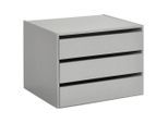 Mid.you Schubkasteneinsatz, Grau, Holzwerkstoff, 3 Schublade(n) Schubladen, 66x48x54 cm, BQ - Bündnis für Qualität, DIN EN ISO 9001, Schlafzimmer, Kleiderschränke, Schrankzubehör, Schubkasteneinsatz