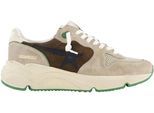 Golden Goose Low-Top Sneaker - Heren Running Sole Sneaker Bruin - Gr. 43 (EU) - in Beige - für Damen