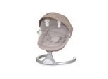 Chipolino Babywippe Nest Musik, Fernbedienung, Kissen, Gurt, Timer, Plüschtiere beige