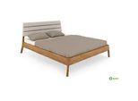 byoak Massivholzbett Paul 2 180 x 200 Wildeiche , Holz , Kerneiche , 180x200 cm , Schlafzimmer, Betten