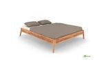 byoak Massivholzbett Paul 3 200 x 220 Kernbuche , Holz , 200x220 cm , Schlafzimmer, Betten