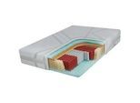 MKS Taschenmatratze Calvi - 120/200 - H3/H4 - Lux , Multicolor , Textil , H3 + H4 , Füllung: Schaumstoff , Rechteckig , 120x200 cm , Oeko-Tex® , atmungsaktiv, Bezug abnehmbar/waschbar, Wendematratze, schadstoffgeprüft , Schlafzimmer, Matratzen Shop, Matratzen, Taschenfederkernmatratzen