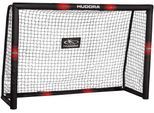 Fußballtor HUDORA "Pro Tect 180/240/300" Gr. 1, schwarz (schwarz, rot), Sport-Tore, B/H/L: 60cm x 120cm x 180cm, Stahl, B:60cm H:120cm L:180cm