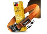 Tierhood Leuchtehalsband LED Halsband orange L
