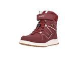 Stiefel ZIGZAG "Rincet", Mädchen, Gr. 24, rot (dunkelrot), Kunstfaser, Polyurethane, Schuhe Stiefel, mit praktischem Schnellschnürsystem