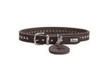 Hunter Halsband Aalborg Style dunkelbraun 42 cm