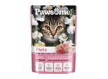 Pawsome Nassfutter Katze, Adult, Light, Pute 28x85 g