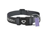 STUCH Hundehalsband gepolstert u. verstellbar grau L