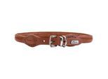 Hunter Halsband Round & Soft Canadian Up cognac 37 cm