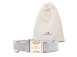 Freudentier Hundehalsband aus veganem Leder S-M