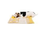 Lionto Schnüffelteppich für Hunde braun/ gelb