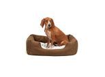 Lionto Hundebett mit Wendekissen meliert M