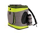 Lionto Haustier-Rucksack grau/ grün