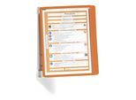 Durable Wandhalter VARIO wall 5 Sichttafeln Orange (555109)