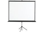 Stativ-Leinwand Classic, B 1800 x H 1350 mm, Teilung 1:1, höhenverstellbar, mit Griff, Gewebe und Metall, schwarz-weiss
