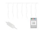 ECD-Germany Led Lichtervorhang 300 cm Warmweiß , Weiß , Kunststoff , LED integrated , 800 cm , Lampen & Leuchten, Innenbeleuchtung, Dekoleuchten, Lichterketten