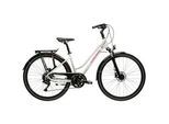 Trekkingrad KROSS "Trans 5.0" Gr. 43, grau (grau, schwarz), Fahrräder, 43cm, 28 Zoll (71,12cm) hinten: 28 Zoll (71,12cm)