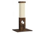 FEANDREA Katzenkratzbaum Kratzsäule 73cm braun