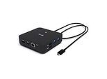 i-Tec - Dockingstation - USB-C / USB4 / Thunderbolt 3 / Thunderbolt 4 / Thunderbolt 5 - 2 x HDMI, DP++ - 1GbE - 100 Watt