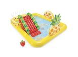 Intex Spielpool , Gelb, Grün, Orange, Rot , Kunststoff , Obst , 244x91x191 cm , Freizeit & Co, Pools & Wasserspaß, Planschbecken